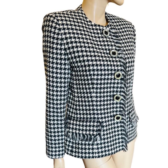 Vintage Rickie Freeman for Tori Jon 100% Wool jacket Sz 8 - Picture 6 of 9